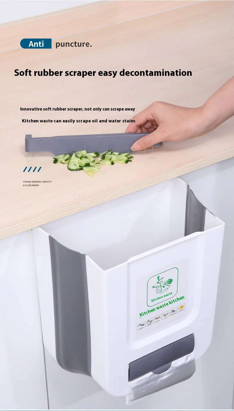 Foldable Large-Capacity Trash Can - Easy-to-Clean Camping Car Accessory