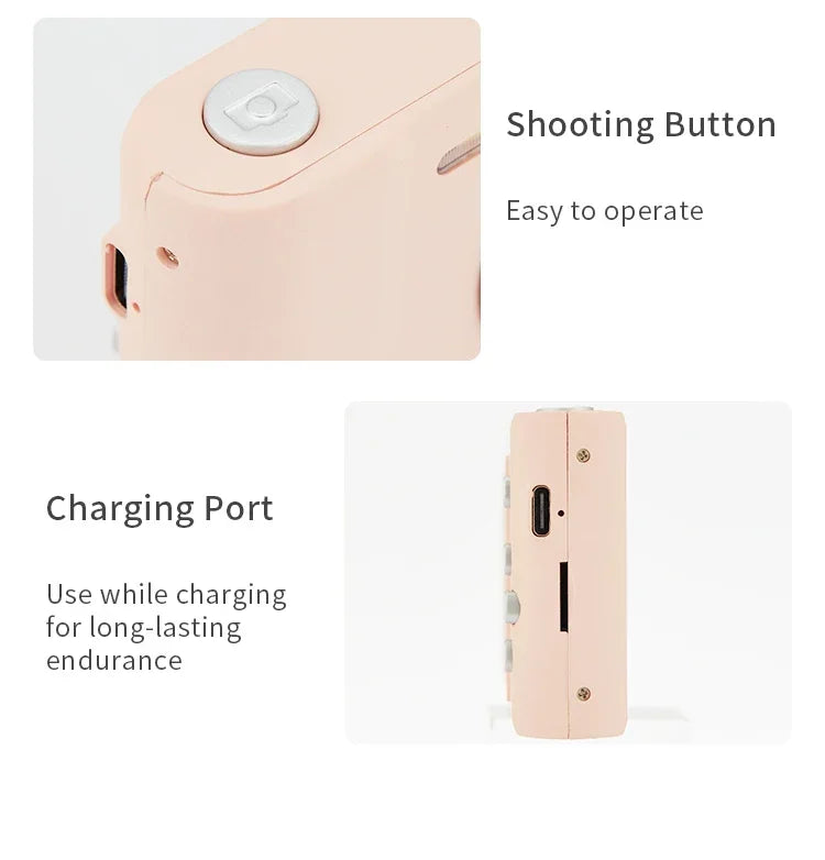 4K Digital Camera – Travel Selfie Camera with 50 Megapixels, HD Photography & 2.4 Inch Screen