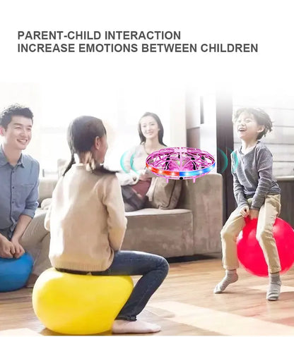 Mini Induction Drone - Colorful Flying Helicopter UFO Ball Toy for Kids - ZOOMNSTORE