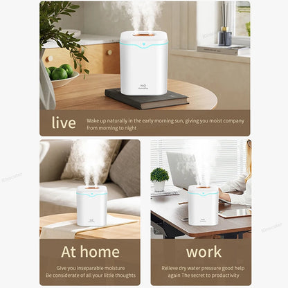 Ultrasonic Essential Oil Diffuser - 2000ml Humidifier with Cool Mist - ZOOMNSTORE