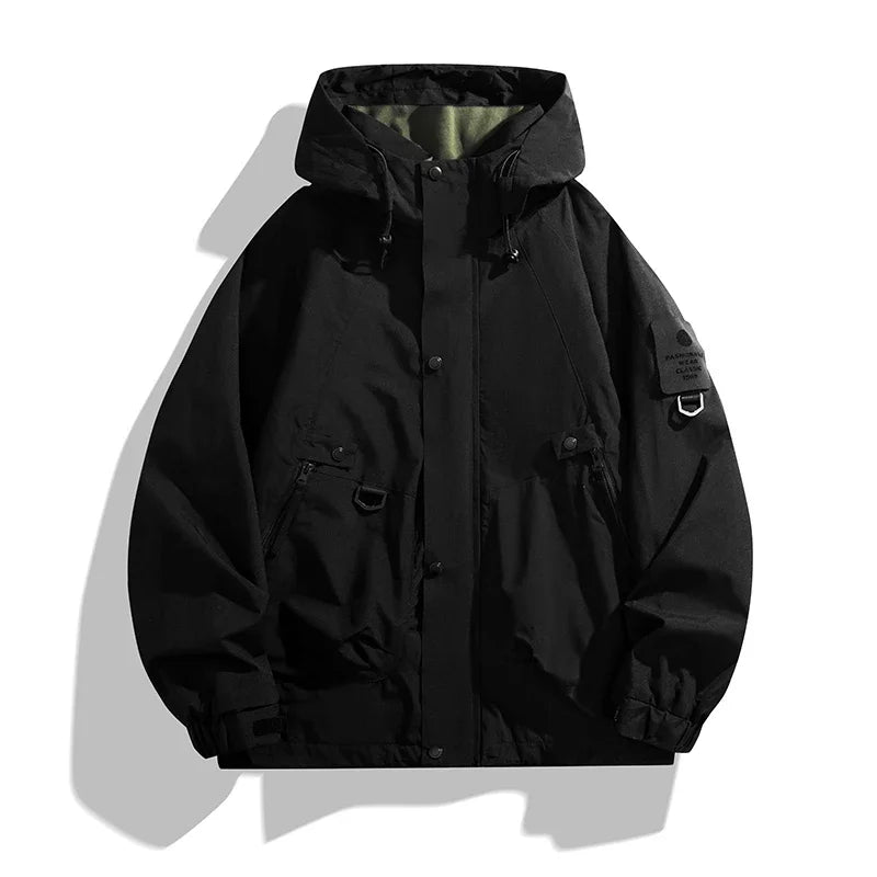 Men Women Waterproof Hiking Jacket Windproof Camping Windbreakers Oilproof Fishing Trekking Jacket Autumn Spring Sport Rain Coat