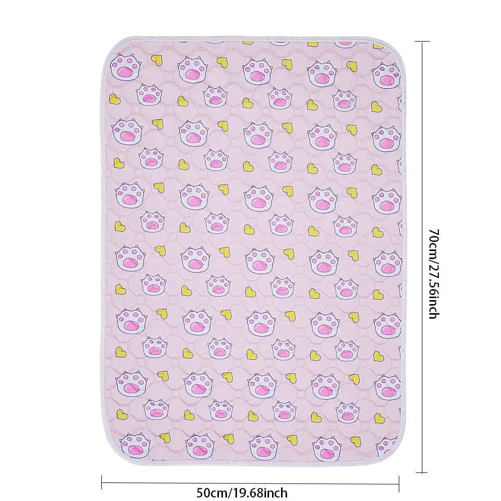 BIAI Winter New non-slip Mat for Pets Waterproof Dog Pee Pad Breathable Cat Mat Washable Pet Diaper Pad High Absorbent Pet Mat