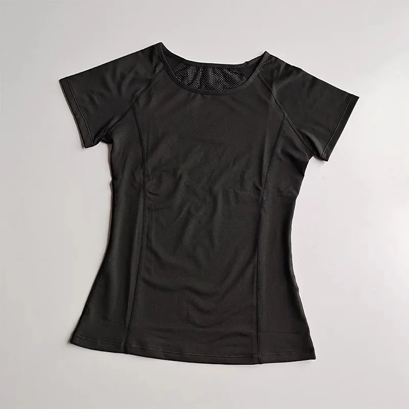 Outdoor Sports Shirt Sportswear Yoga Wear Women's Sports T-Shirt Fitness Clothes Running Yoga Top Female Workout Tops T-shirt
