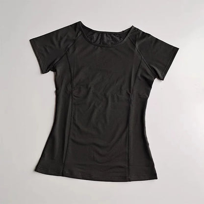 Outdoor Sports Shirt Sportswear Yoga Wear Women's Sports T-Shirt Fitness Clothes Running Yoga Top Female Workout Tops T-shirt
