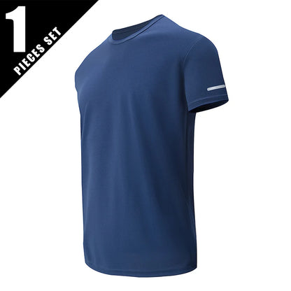 Men's Quick Dry T-Shirt - Four Season Sports Tee | Breathable Polyester, Plus Size