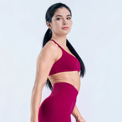 Sports wrap bra; Yoga bra; Women's fitness top; Running sports vest; Backless bra; High support sportswear; Fitness training rac