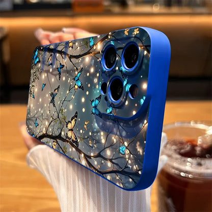 Glow In The Dark Butterfly Phone Case For Samsung Galaxy A06 A16 A55 A54 5G A53 A14 A34 A15 A35 S21 FE S25 S22 S23 S24 S26 Ultra