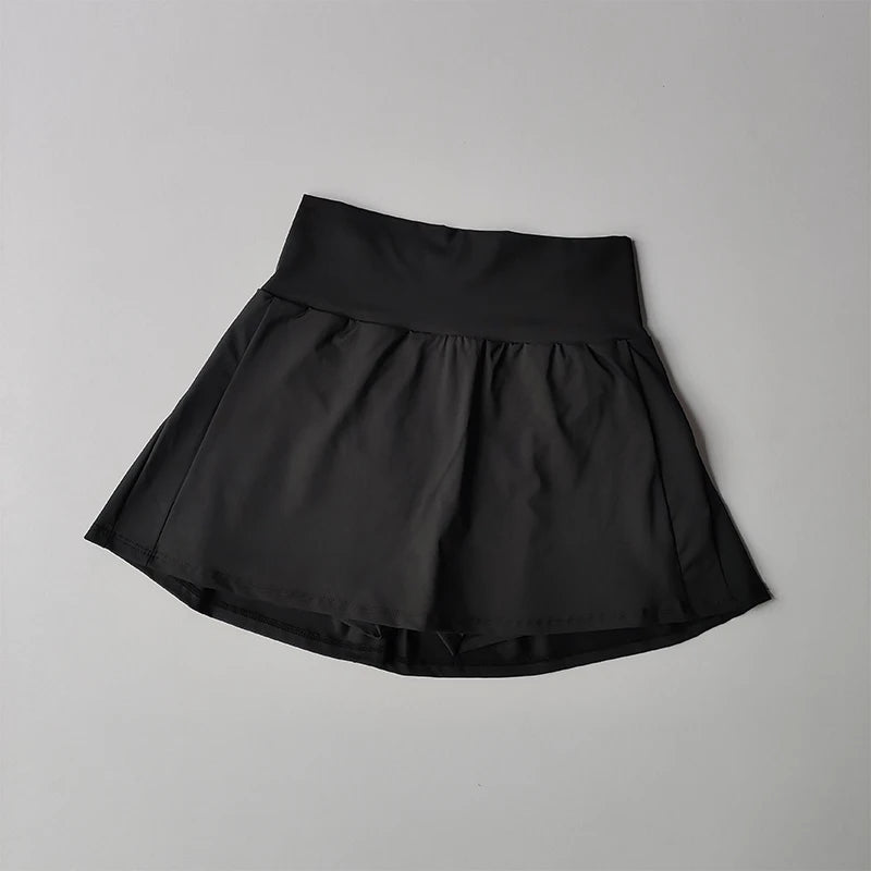 Women's Sport Skort – Lined High-Waist Tennis & Golf Skirt Shorts