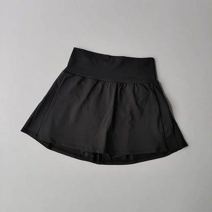 Women's Sport Skort – Lined High-Waist Tennis & Golf Skirt Shorts