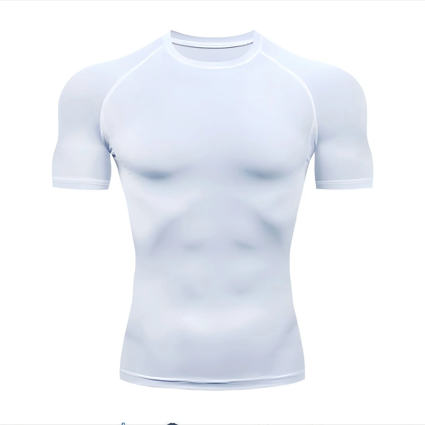 Compression Running Shirt - Men's Tight Short Sleeve Tee | Quick Drying Gym Sportswear