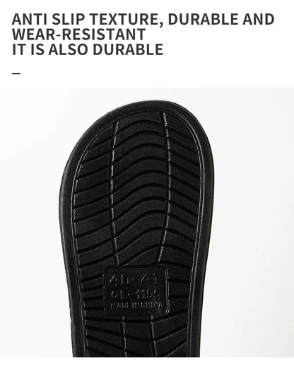 Summer Men's Slippers Fashion Indoor Bathroom Anti-slip Anti-odor Soft Sole Couple Sandals Comfort Outdoor Beach Flip Flops