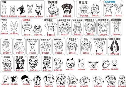 Dog ID Tag Free Engraving Name Tel Pet Collar Harness Pendant Clothes Accessories For Cat Custom Puppy Kitten Leash Pet Supplies