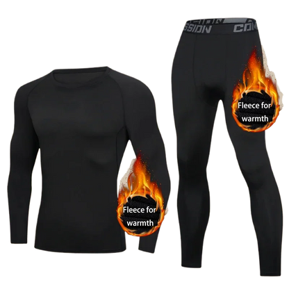 Best-Selling Men's Underwear Thermal Set, Double Warmth for Autumn and Winter, Comfortable for Sports Wear