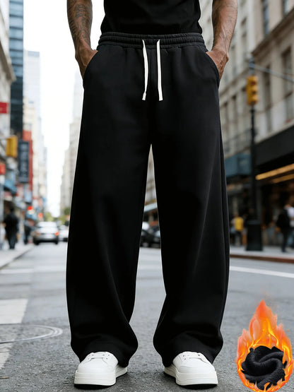 Men's Best-selling Casual Sports Pants, Loose Fitting Drawstring Design, Jogging Pants, Streetwear and Outdoor Activities