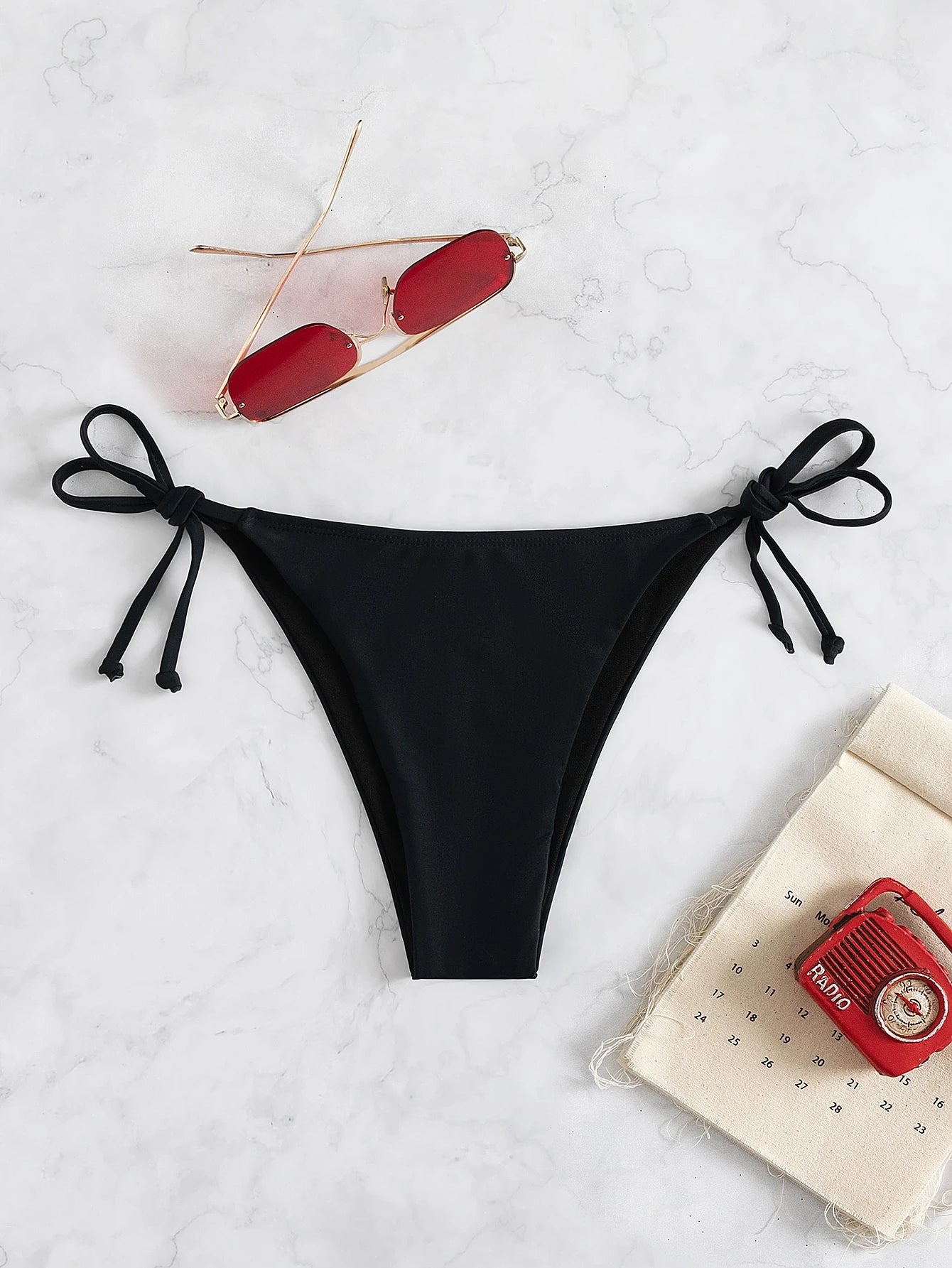Swim trunks bikini solid color panties woman summer cool island resort beach spa