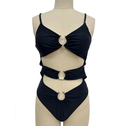 CHNMR One Piece Swimsuit for Women, Hollow Out Bathing Suit, Beach Backless Monokini, Female Brazilian Swimming Suits, New, 2024
