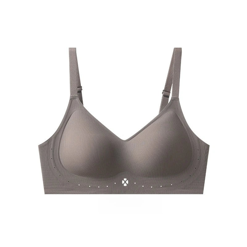 Seamless Push-Up Bra - Wireless Comfortable Jelly Bra with Adjustable Straps