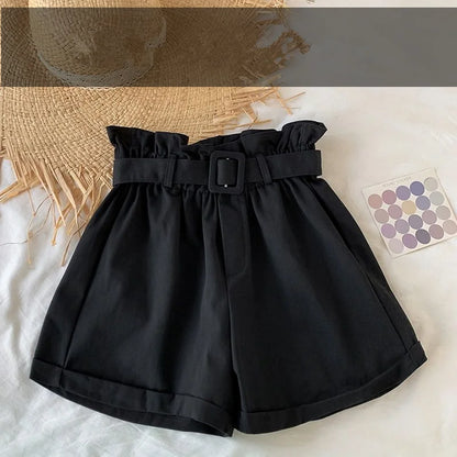 Korean Girls Casual Shorts - Thin Summer Trousers for Kids 3-12Yrs