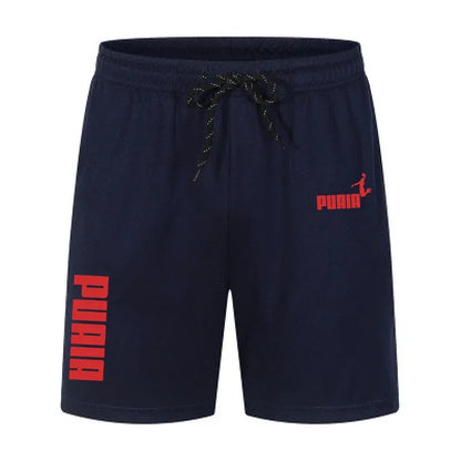 Men's Running Shorts Casual Sports Breathable Mesh Quick Dry Shorts Outdoor Hiking Clothing Fitness Quick Dry Drawstring Shorts