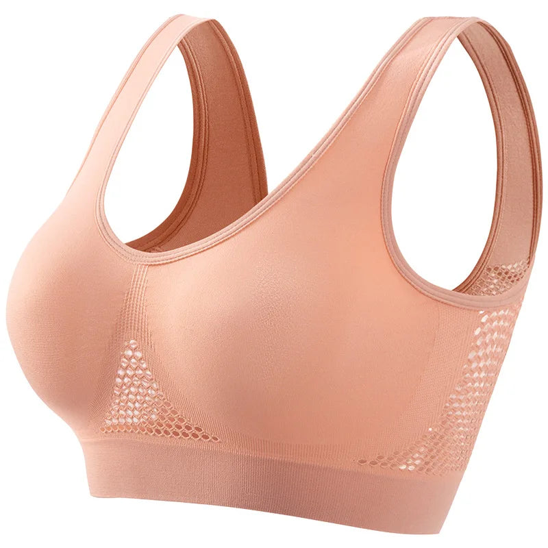 Push-Up Bras Seamless Bra Wire Free Breathable Brassiere - Comfortable Sports Bralette S-5XL