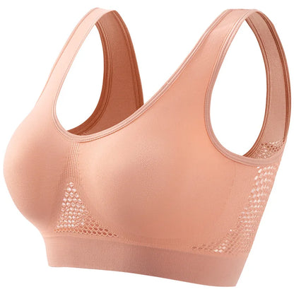 Push-Up Bras Seamless Bra Wire Free Breathable Brassiere - Comfortable Sports Bralette S-5XL