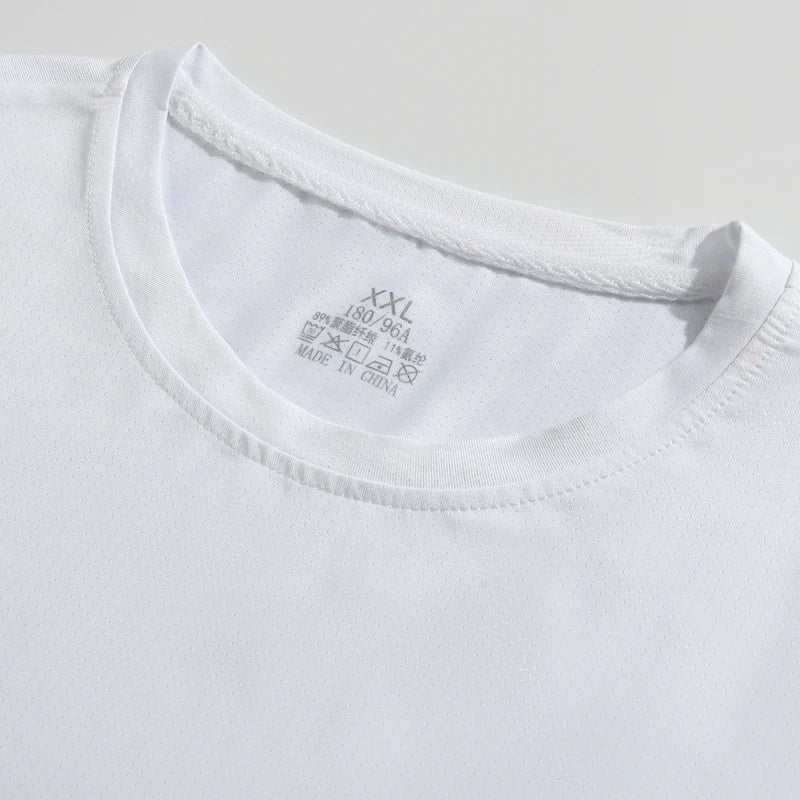 Men's Running T-Shirt – Reflective Quick-Dry Ice-Silk Sports Tee