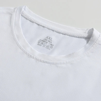 Men's Running T-Shirt – Reflective Quick-Dry Ice-Silk Sports Tee
