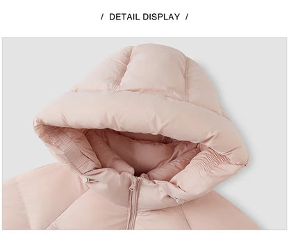 Semir Women Down Jacket 90 Percent Down Fill Raglan Sleeve Loose Fit Hooded 2026 New Winter Daily Wear Urban Casual Style