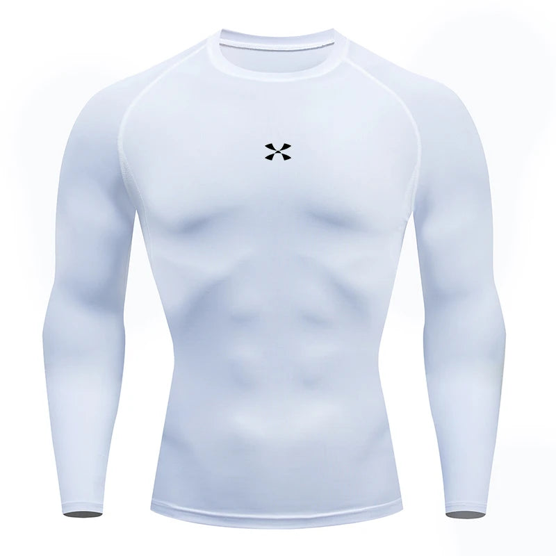 Compression T Shirt Men - Quick Dry Summer Sportswear Athletic Gym Top
