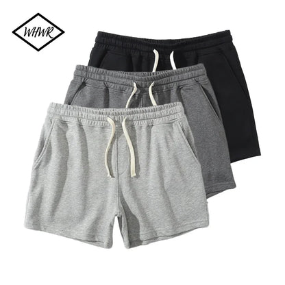 2025 Mens Gym Summer Fitness Shorts White Breathable Surffing Seaside Resort Solid Running SportswearElastic Casual Sport Shorts