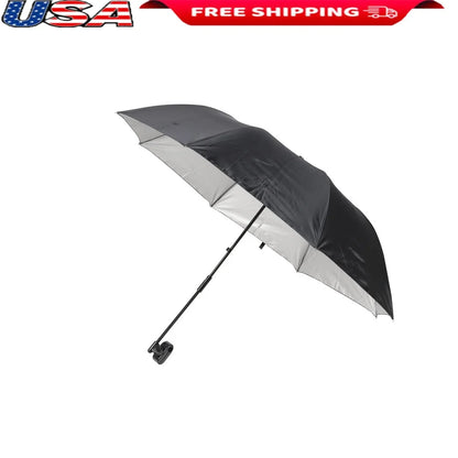 Clamp On Chair Umbrella Flexible Shade Adult Use Portable Outdoor Umbrella UPF 50 Waterproof Collapsible Umbrella Camping Picnic