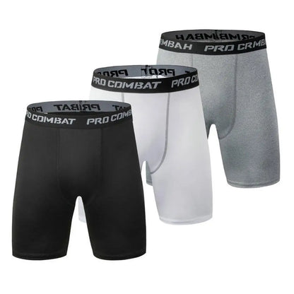 Men Bodybuilding Shorts Fitness Workout Inseam Gym Knickers Male Muscle Alive Elastic Compression Tights Skinny Leggins Hombre