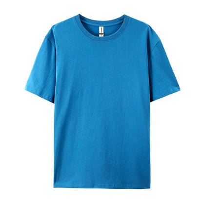 Cotton Casual T-Shirts for Women - Short Sleeve Sporty O-Neck Tops - ZOOMNSTORE