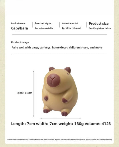Capybara Slow Rising Squishy Kawaii Squishy Fidget Toy Stress Relief Squeeze Toy for Kids Adults Gift