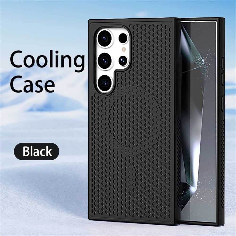 Magnetic For Magsafe Heat Dissipation Phone Case For Samsung S26 S25 S24 S23 Ultra S22 Plus FE Luxury Shockproof Protector Cover