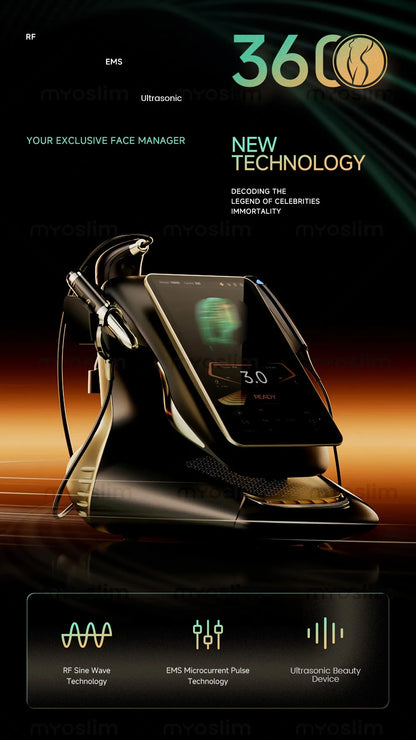 New 25D 360MAX Beauty Machine for Facial Lifting, Skin Tightening and Body Slimming Latest Salon Equipment