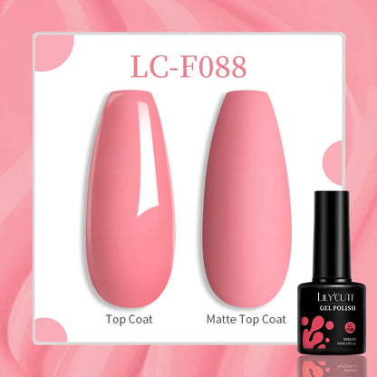 Gel Nail Polish - LILYCUTE UV Gel Varnish 7ML | Soak Off, Long Lasting Colors