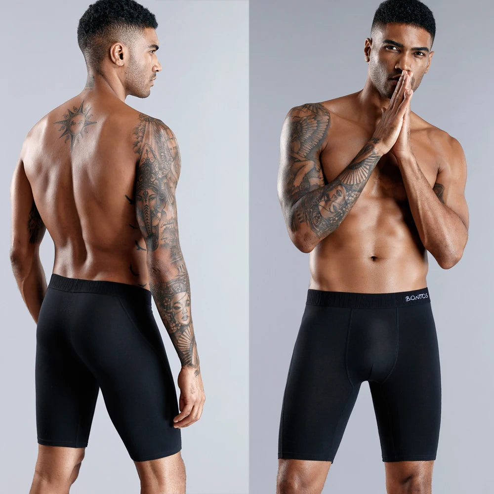 Mens Cotton Boxer Briefs - 3 Pack Comfortable Underwear