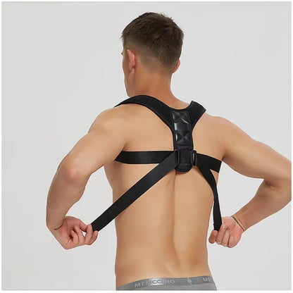 Adjustable Posture Corrector Belt Upper Back Clavicle Spine Support Neck Brace for Home Office Sport Use Shoulder Back Brace