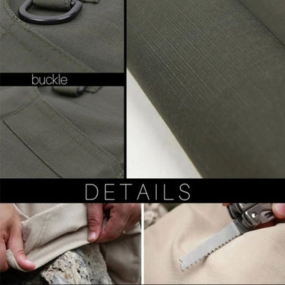 6XL Plus Size Men's Tactical Cargo Pants Outdoor Casual Sports Hiking Fishing Waterproof Multi-pocket Trousers