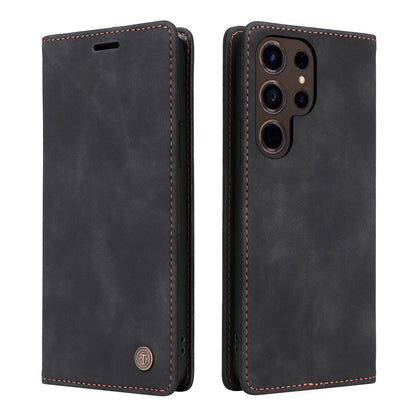 Ultrathin Leather Flip Case For Samsung Galaxy S26 S25 S24 S23 FE S22 Ultra S21 S20 Plus Note 20 5G Business Wallet Phone Cover