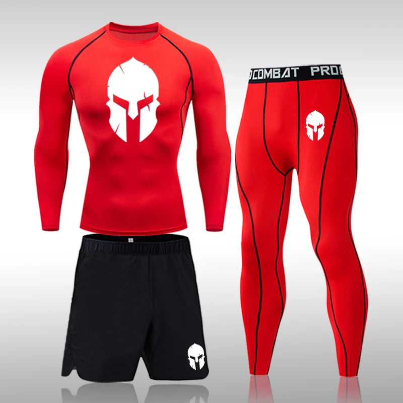Men Sport Suits - Compression Workout Gear | Rashguard Shirts & MMA Fightwear