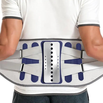 Newest Widen Steel Keel Waist Back Pain Brace Spine Support Lumbar Herniated Disc Sciatica Orthopedic Posture Corrector Belt Men