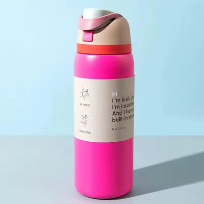 ☆Stainless Steel Thermal Mug Portable Sports Water Bottle Thermos Vacuum Flasks & Thermoses Water Bottle