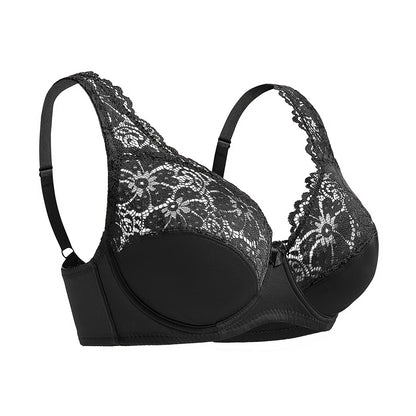 New Fashion Bras For Womens Lingerie BH Top Female Lace Bra Underwire Plus Size Brassiere Sexy Underwear B C D DD E F Cup