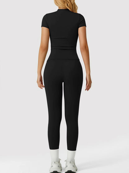 Women's Yoga Set, High-Quality Body-Fitting Quick-Dry Fitness Wear, Sport Yoga Two-Piece Set