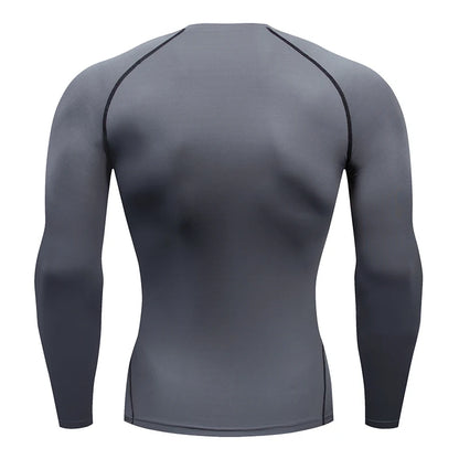 Compression T Shirt Men - Quick Dry Summer Sportswear Athletic Gym Top