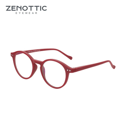 Retro Reading Glasses | Anti Glare, UV400 Protection, Circular Frame Stylish Reading Glasses