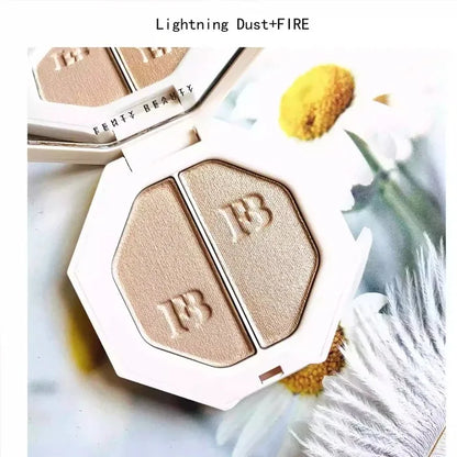Fenty Beauty Makeup Suit Lip Gloss High Gloss Matt Powder Contour Stick and Setting Loose Powder Lady Lasting Natural Makeup