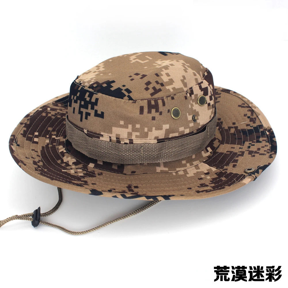 Camo Boonie Hat – Tactical Bucket Hat for Fishing, Hiking & Hunting